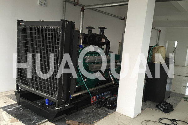 浙江某大學450kW發(fā)電機組電站項目