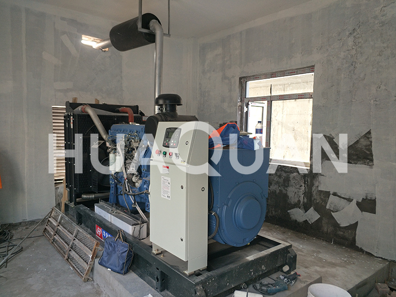 山東淄博市某學校450kW發(fā)電機組電站項目